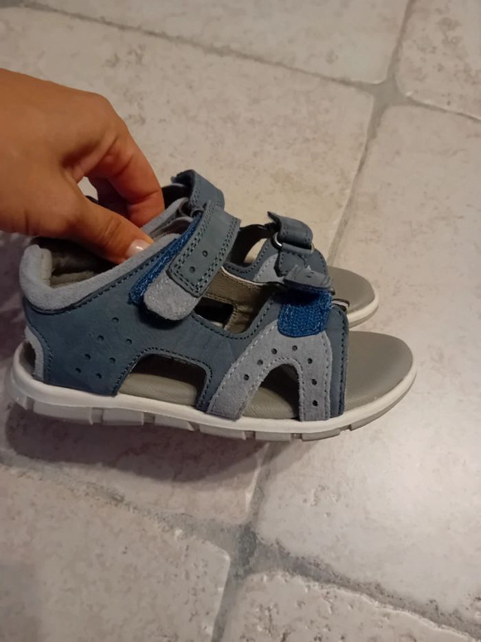 Sandales garçon cuir - photo numéro 7