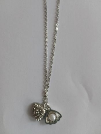 Collier fantaisie coquillage avec perle