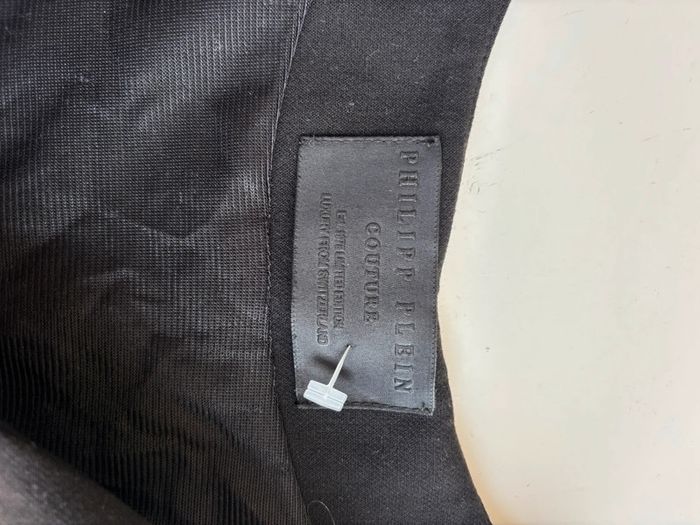 Robe peplum noir Philipp plein portée une soirée - photo numéro 14