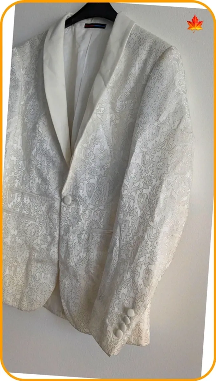 Veste de costume  blanc homme Gilgavin S - photo numéro 3