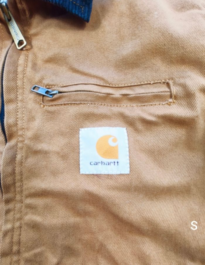 Veste caharrt marron clair taille S neuve - photo numéro 4