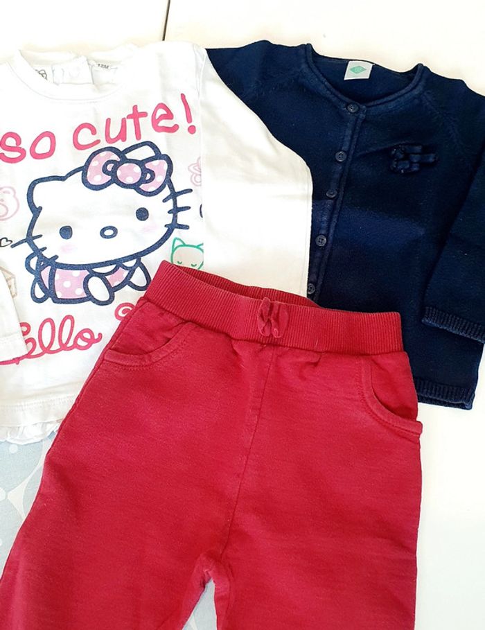 Ensemble Orchestra/Hello Kitty/Tex - 12M - photo numéro 2