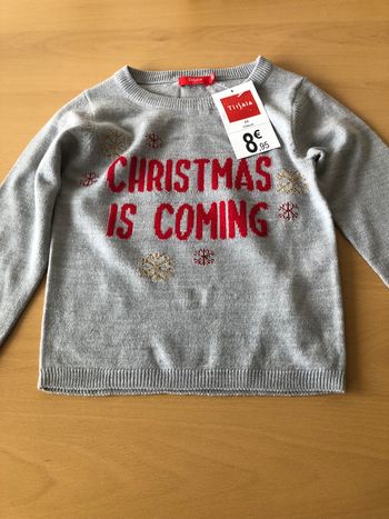 pull fille de noel 4 ans