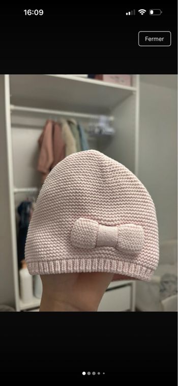 Bonnet jacadi bébé 