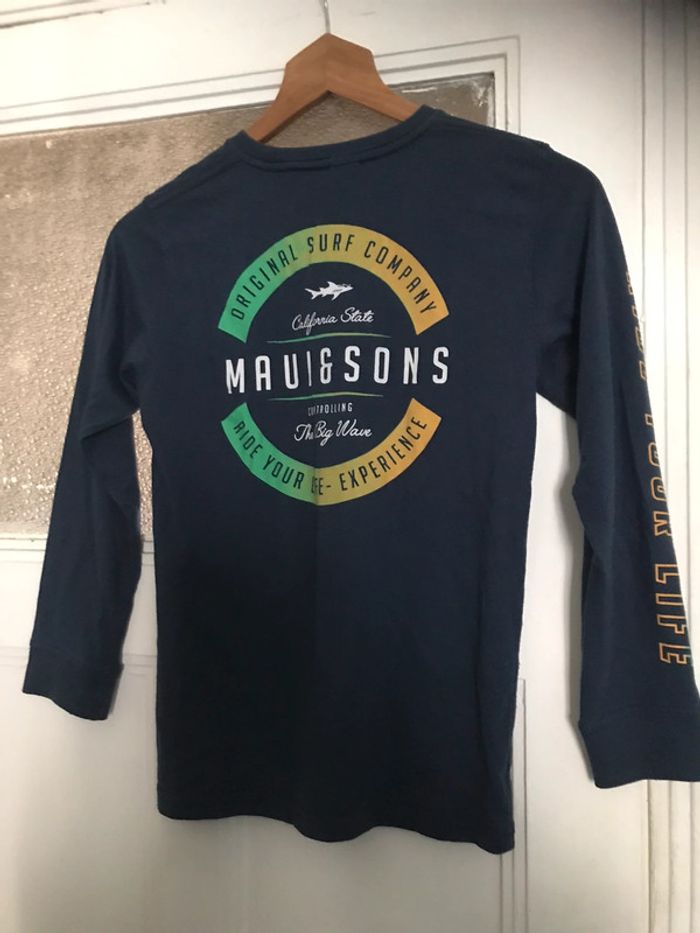 T-shirt manches longues marque Maui and sons taille 10 ans - photo numéro 6