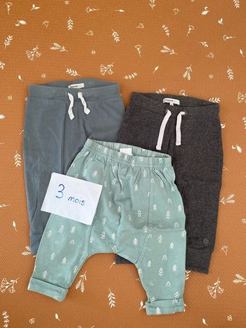 Lot leggings et sarouel 3 mois