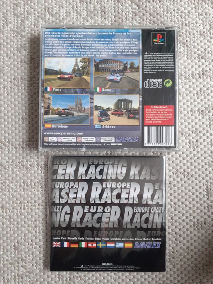 Playstation 1 ps1 europe racing - photo numéro 2