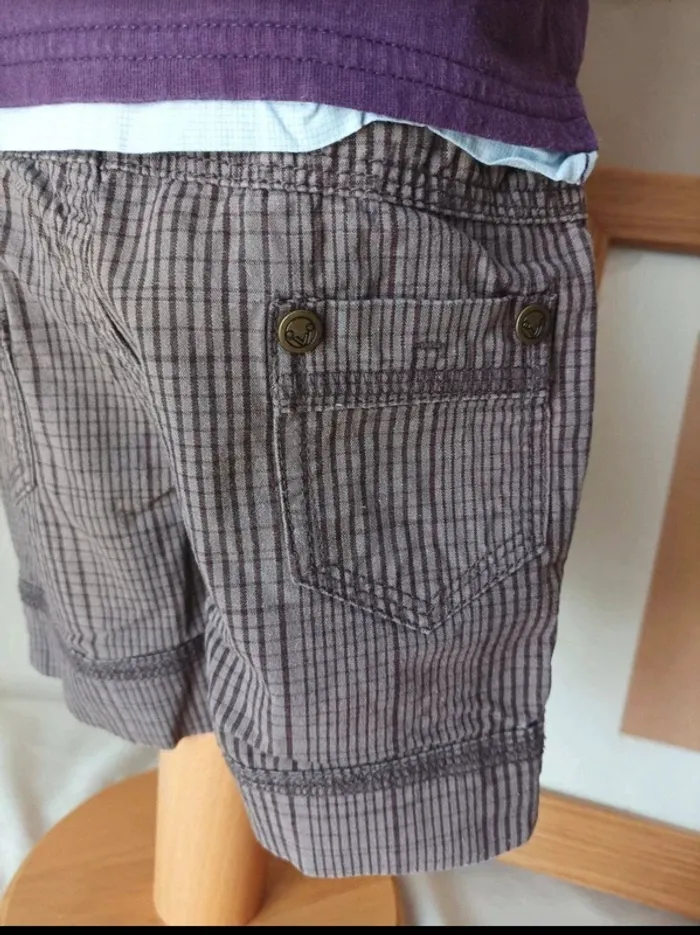 Ensemble polo manches courtes et bermuda Vertbaudet garçon 3 mois - photo numéro 5