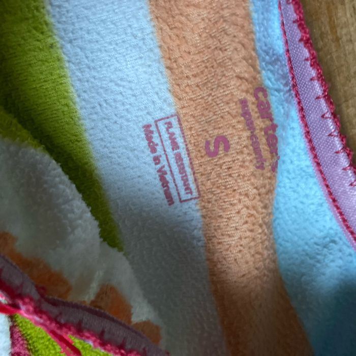 Chemise de nuit rayures en velours ras 6 ans Carters - photo numéro 4