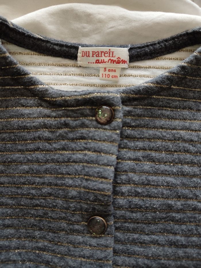Petite veste ou gilet 5 ans / Du pareil au même - photo numéro 2