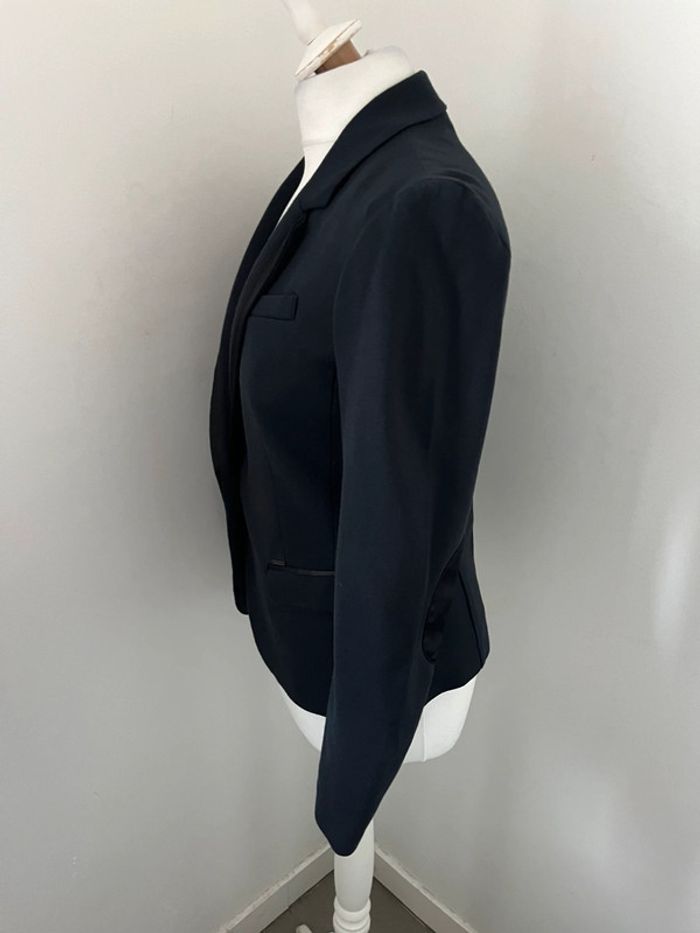 Veste blazer marine et noir cintré Ikks M - photo numéro 4