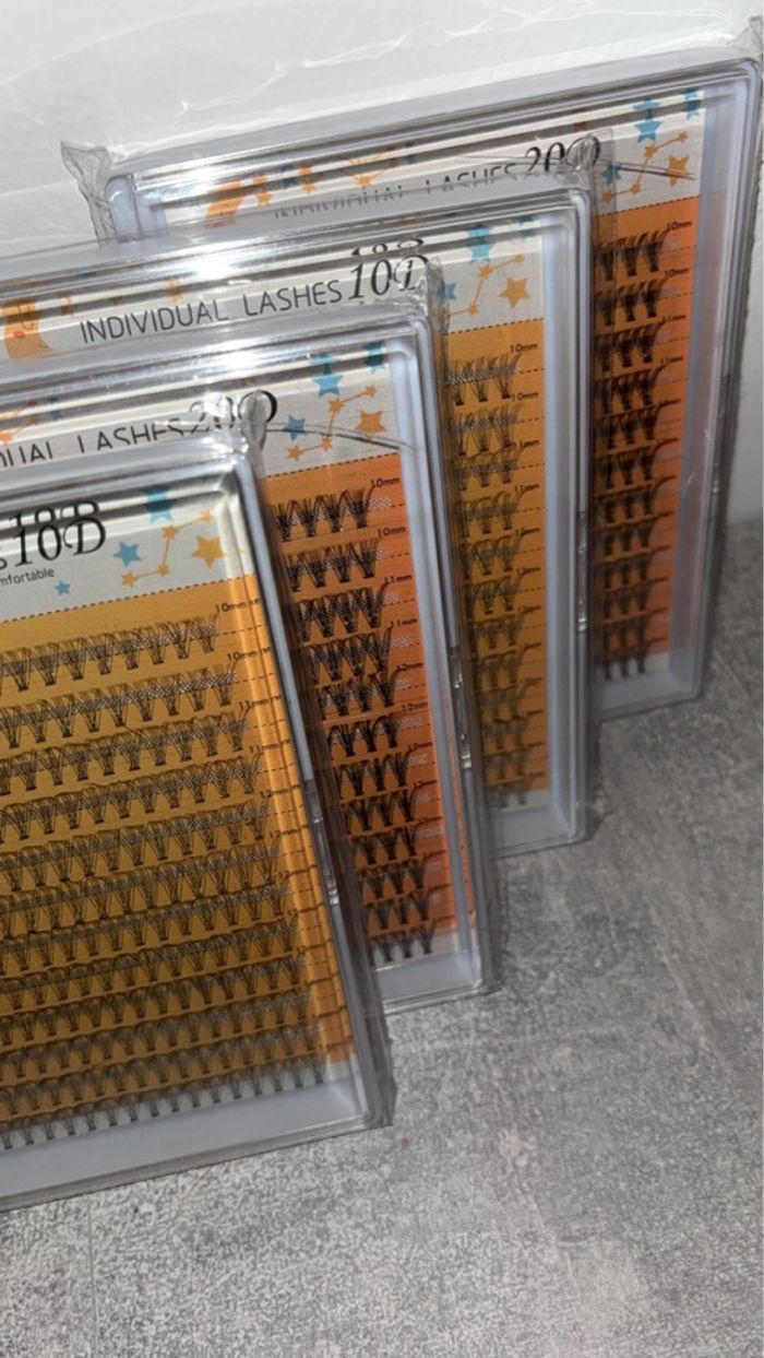 Lot de Faux-Cils Individuels "Individual Lashes" - 10D & 20D - photo numéro 4