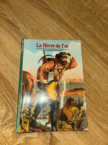 Livre la fièvre de l’or en très bon état
