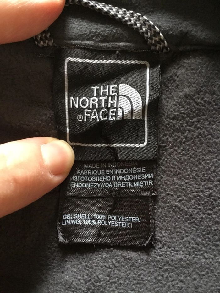 Veste polaire type softshell pour homme The North Face gris foncé taille L 056 - photo numéro 10