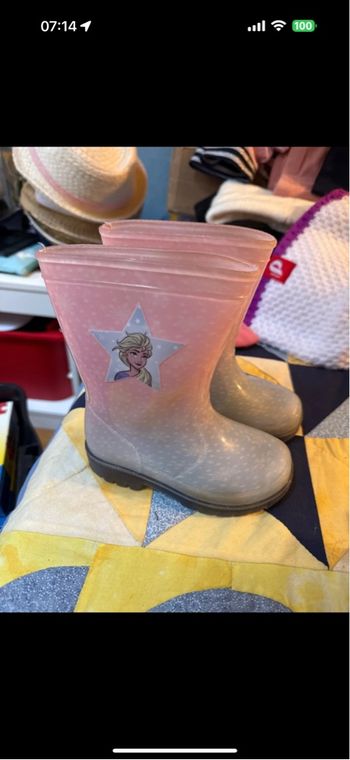 Bottes de pluie reine des neiges