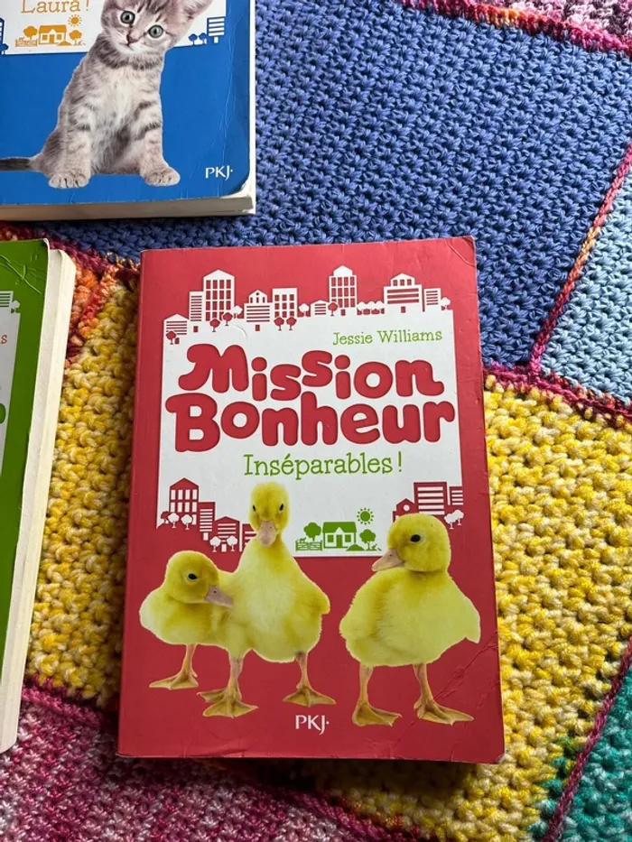 Lot de 3 livres enfant Mission Bonheur - photo numéro 2