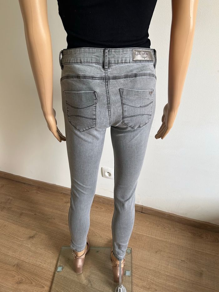 Jean skinny gris LPB Woman taille 36 excellent état - photo numéro 5