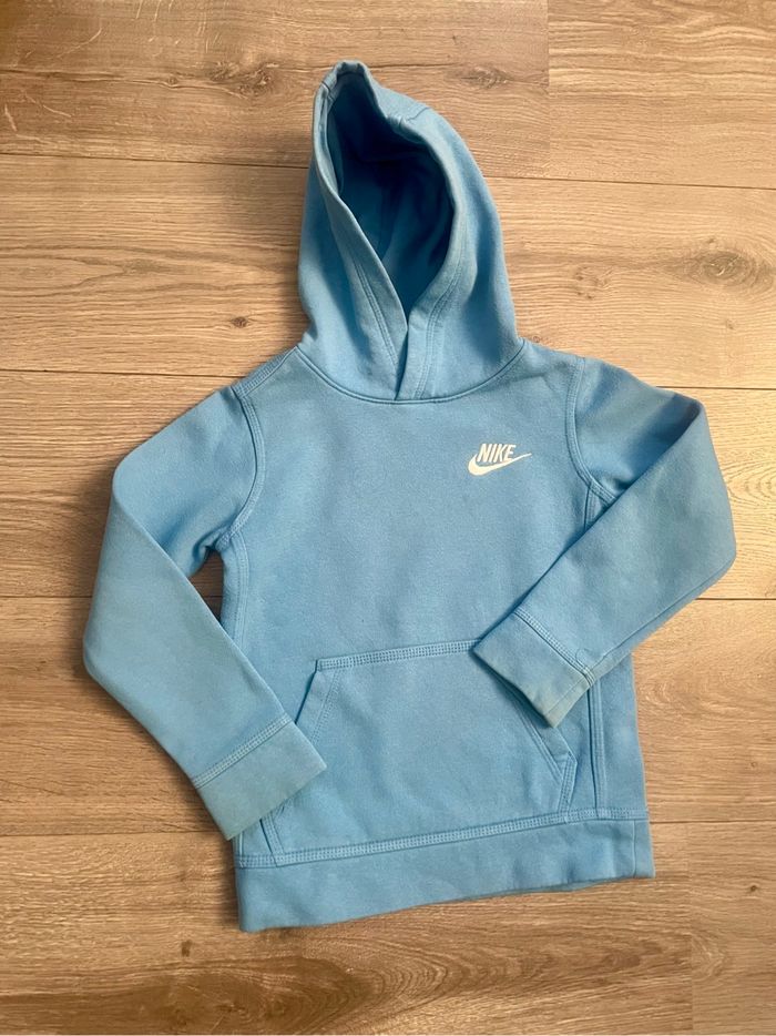 Sweat à capuche bleu Nike 5 ans / 110/116 cm - photo numéro 7