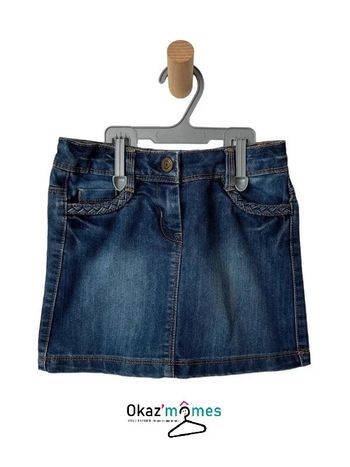 Jupe courte en jean bleu denim - Tape à l'oeil 6 ans