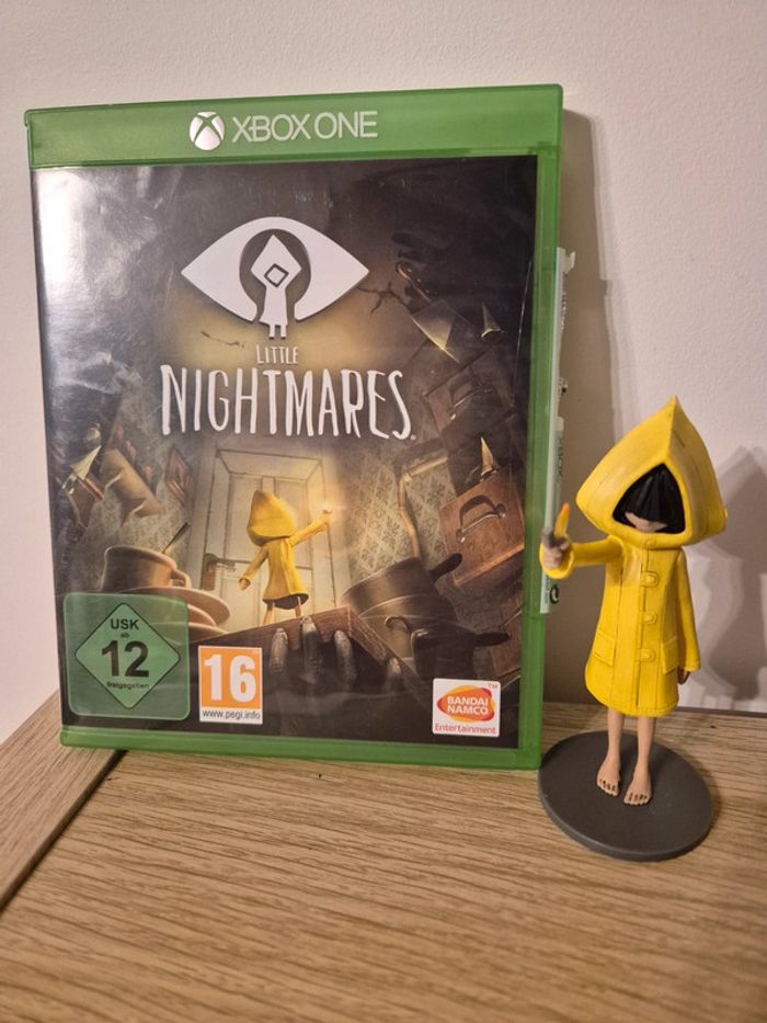 Little Nightmares X box one + figurine Six + poster