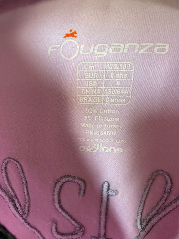 T-shirt polo Equitation Fouganza 8 ans Decathlon - photo numéro 6