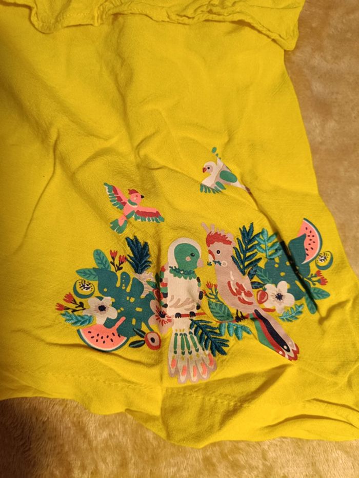 Débardeur jaune flashy animaux 3 ans - photo numéro 2