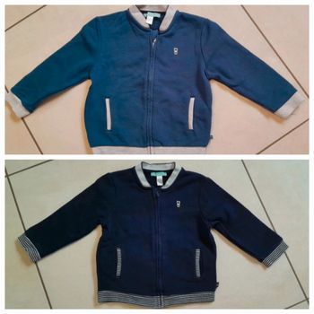 Lot de 2 Gilet zippé 23 mois