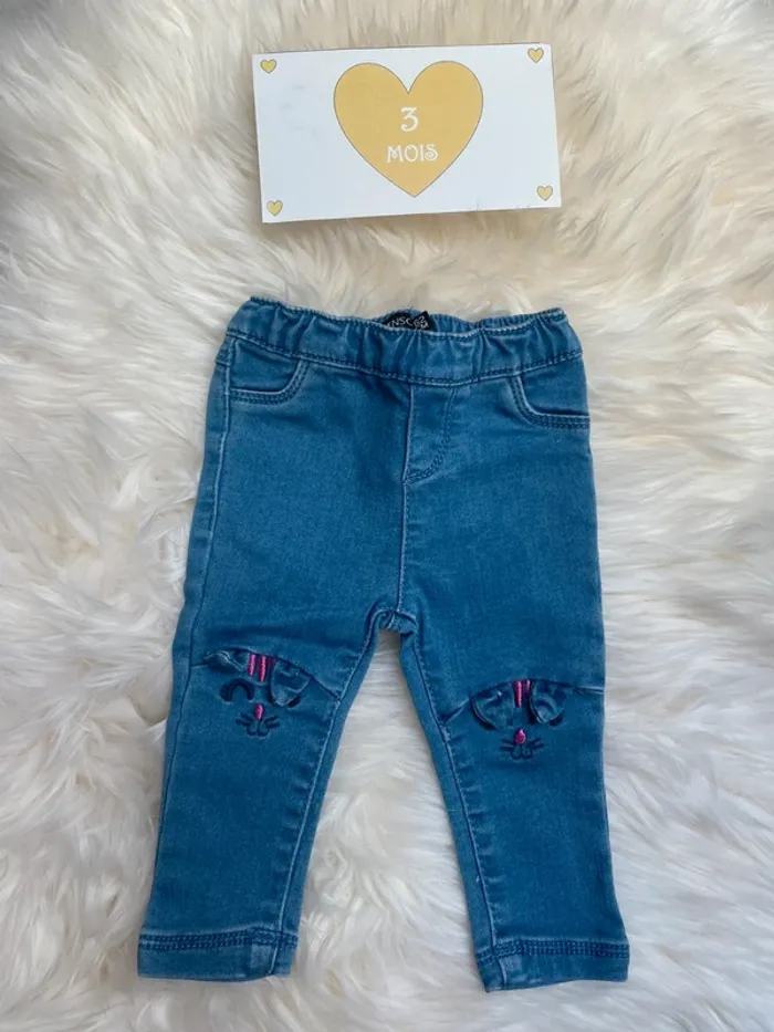3 mois - Jeans slim « lapin »