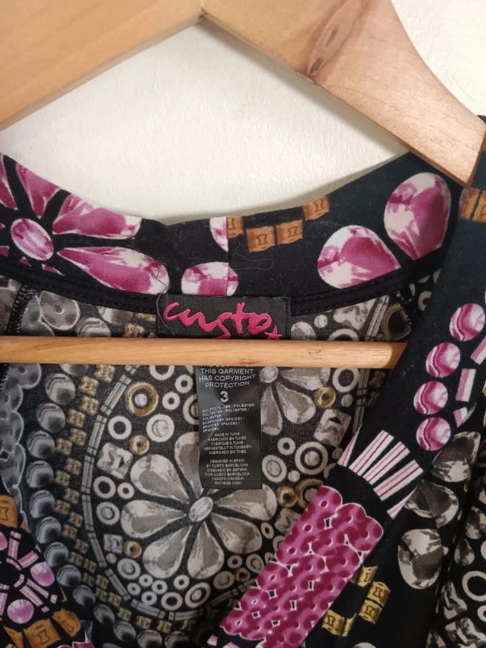 C27 robe imprimé Custo T3 - photo numéro 3