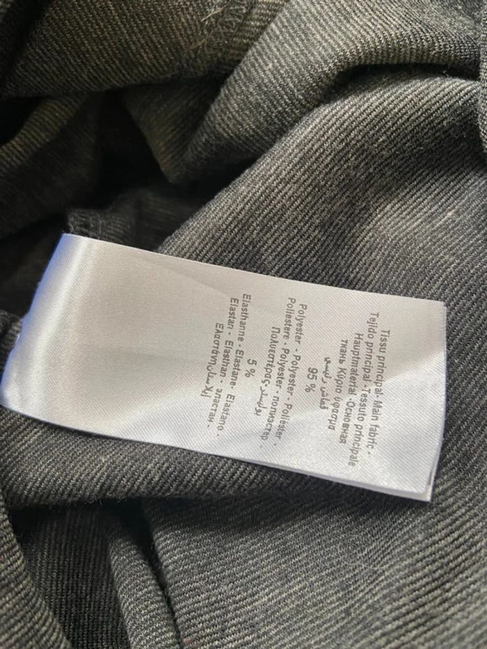 Robe manche longue style portefeuille gris chiné Naf Naf Taille M - photo numéro 6