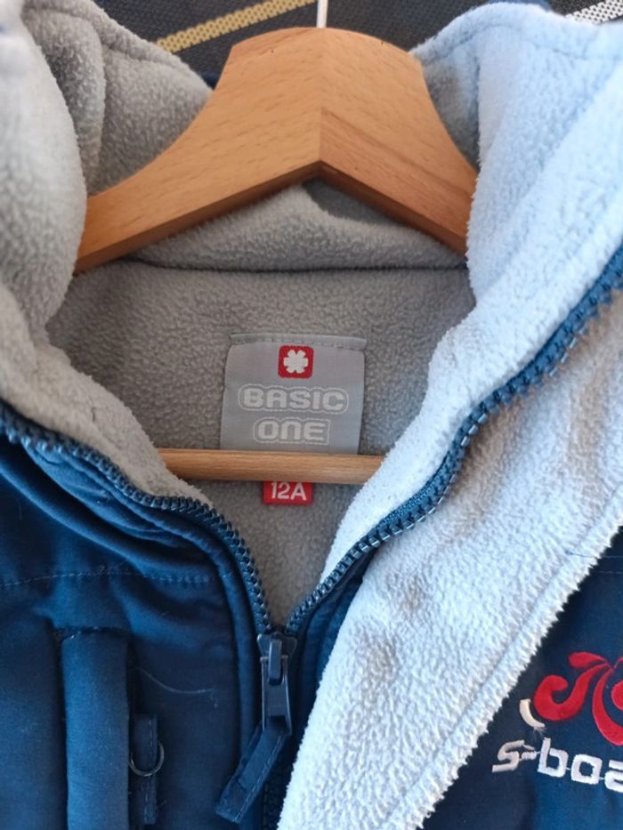 Doudoune sans manche a capuche basic one 12 ans - photo numéro 4