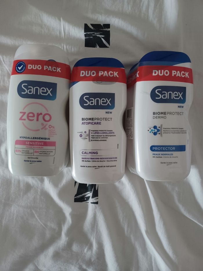 Lot de 6 gel douche sanex