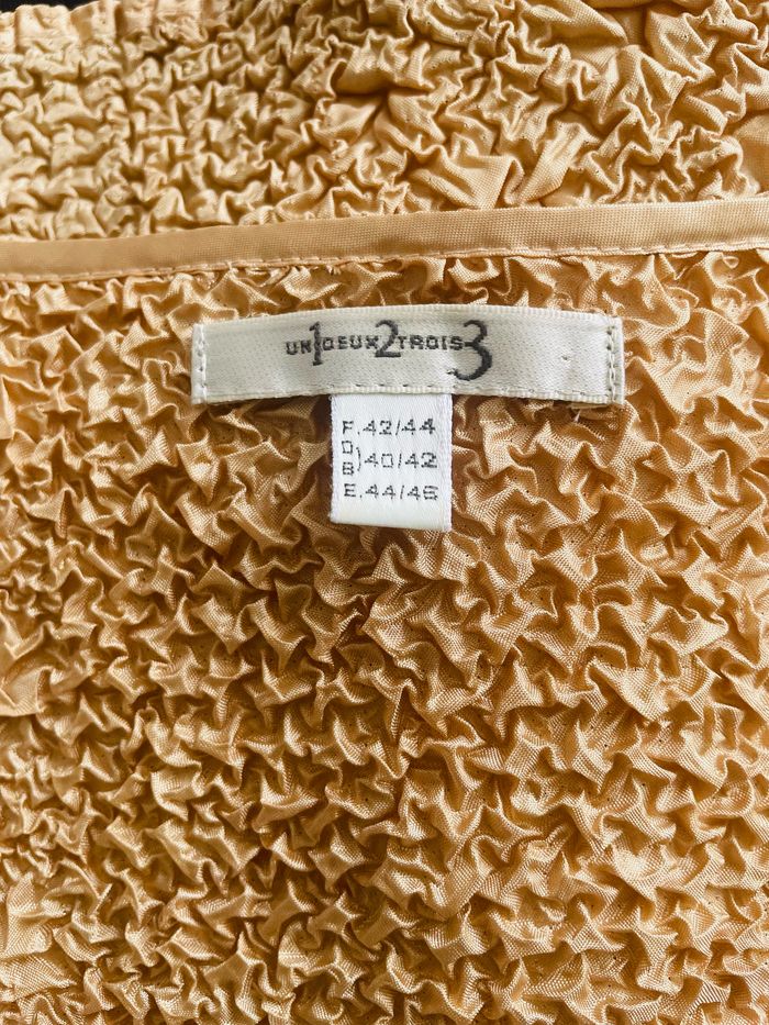 🌸 Gilet. Femme. Taille 42/44. Beige. Marque 1/2/3.Neuf. - photo numéro 8