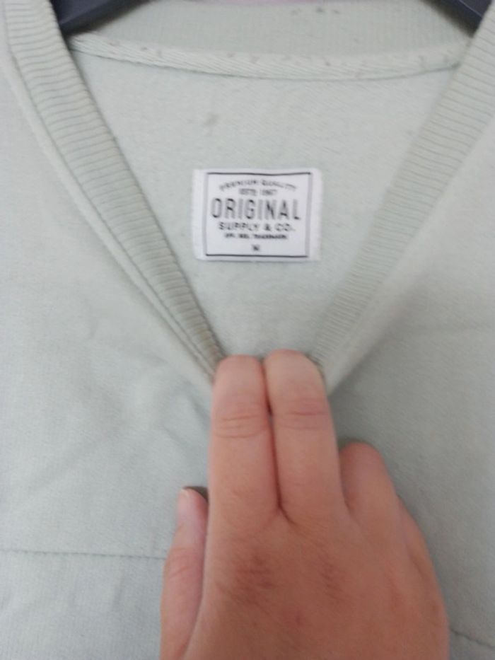 Sweat verte pomme homme taille M - photo numéro 2