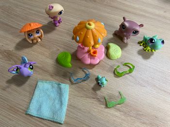 Lot de Littlest Pet Shop, animaux, jouets, enfants, collection, figurine, jeux