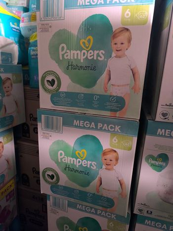 Pampers harmonie taille 6 2 cartons