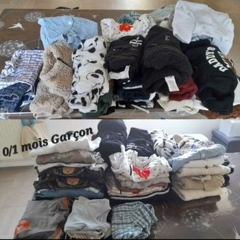 Lot bébé garçon  0/1mois