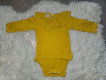 Barboteuse bébé couleur moutarde - Taille 60 cm (3 mois) neuve