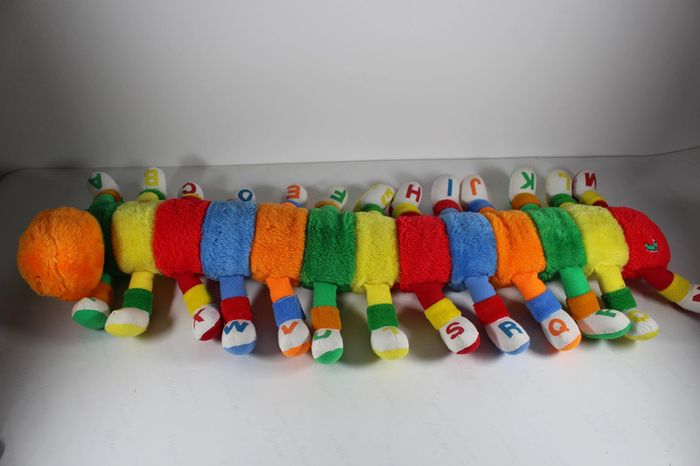 Peluche chenille Mille Papattes des années 80 Lots a lots a legggggggs - photo numéro 2