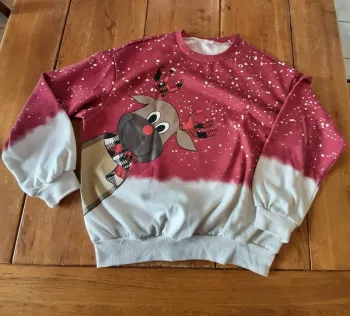 Sweat Shirt Fille Noël 12-13 ans