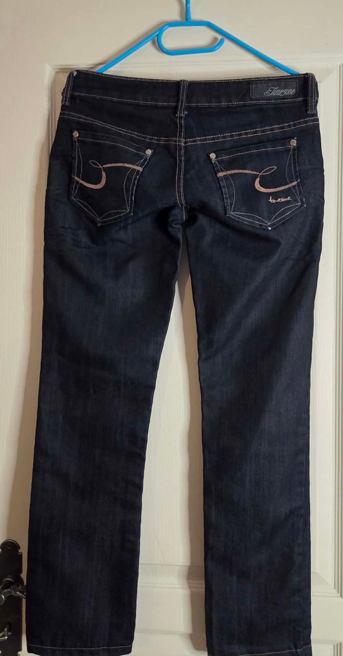 JEAN TIMEZONE 27/32 – DENIM FONCÉ – EXCELLENT ÉTAT - photo numéro 9