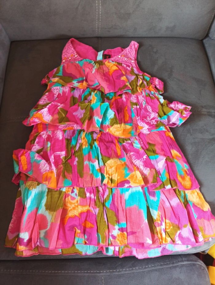 Robe été sans manche à volants Fille 8 ans Catimini