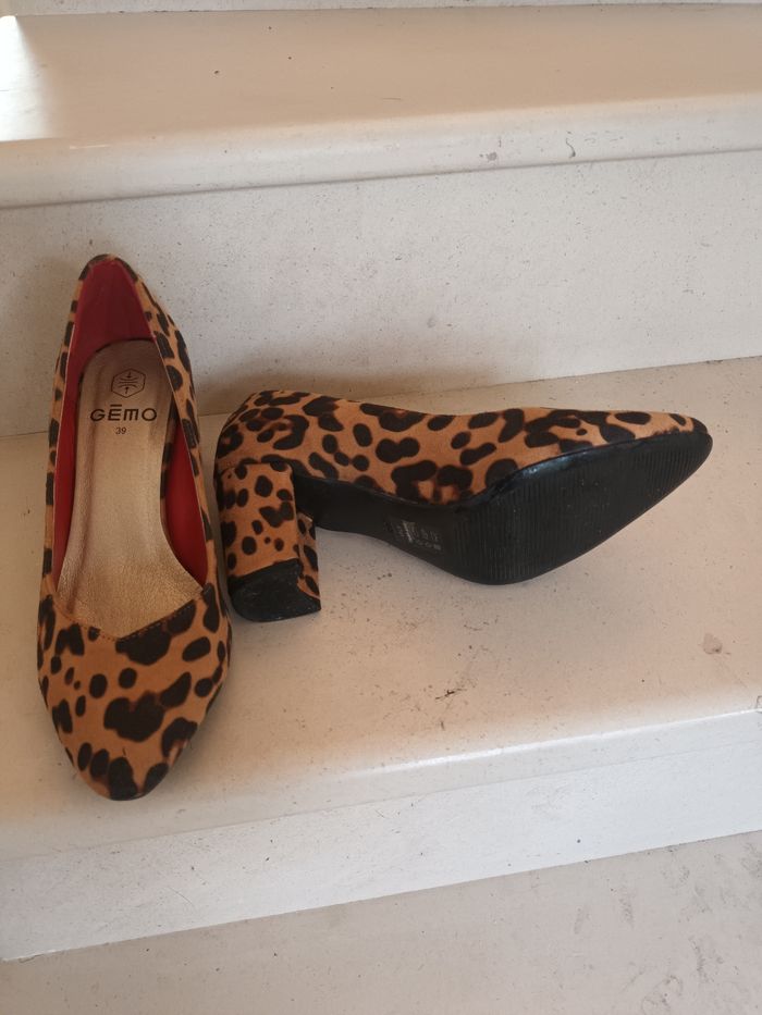 Escarpins leopard T 38 - photo numéro 3