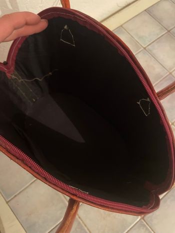 Sac à main bicolore 