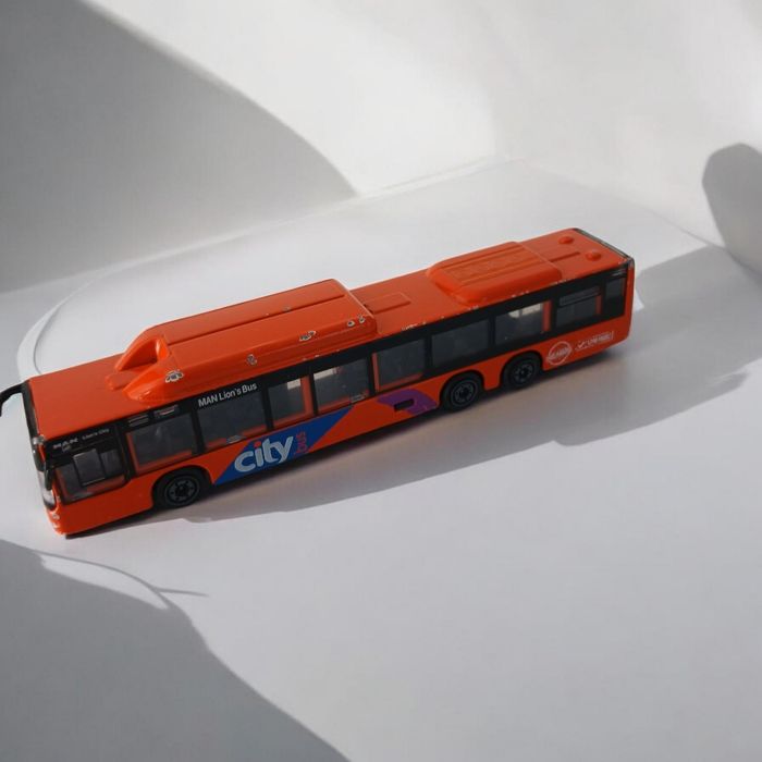 Bus Miniature MAN Lion's City - Orange "City Bus" - photo numéro 1