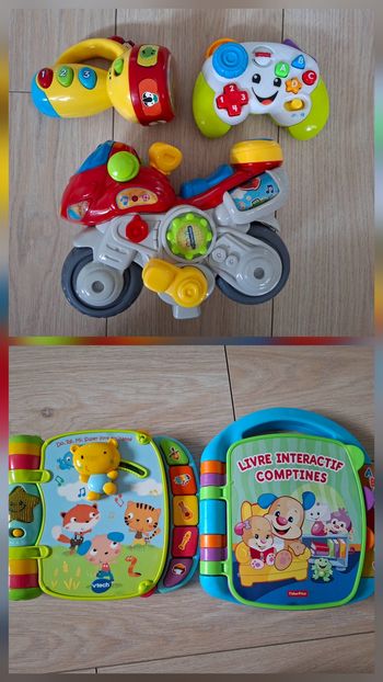 Lot jouets interactifs 