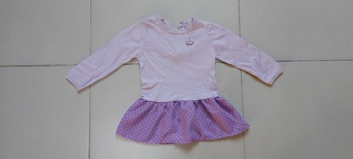 Robe manche longue 12 mois