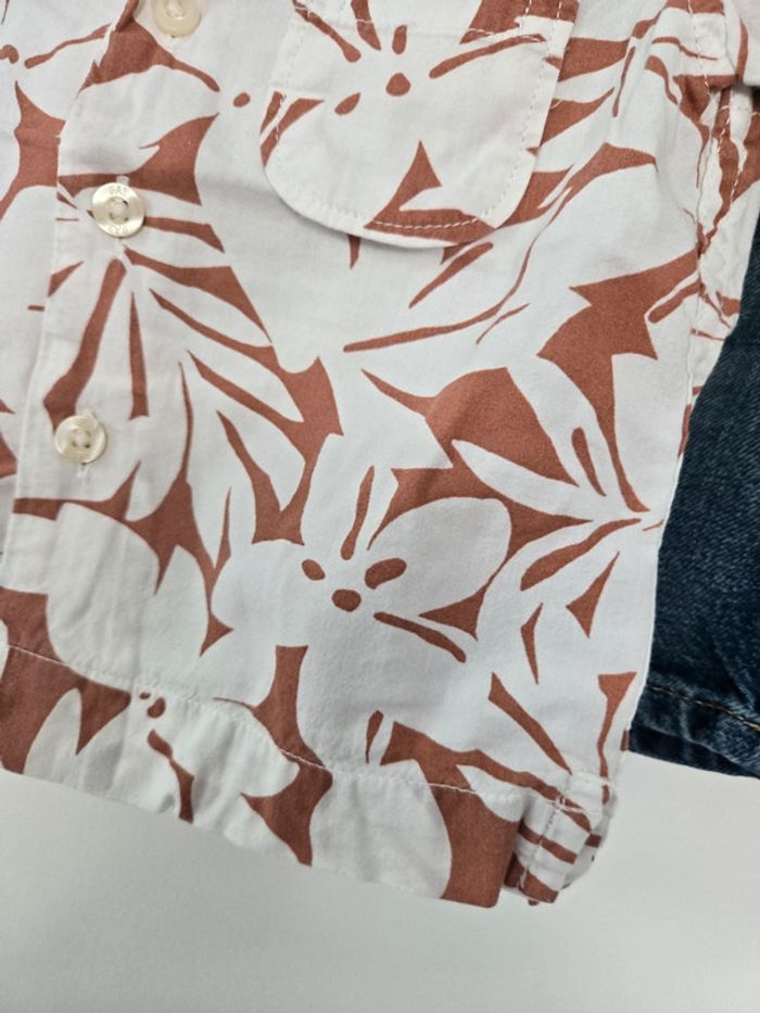 Ensemble gap chemise et short 6/12 mois - photo numéro 2