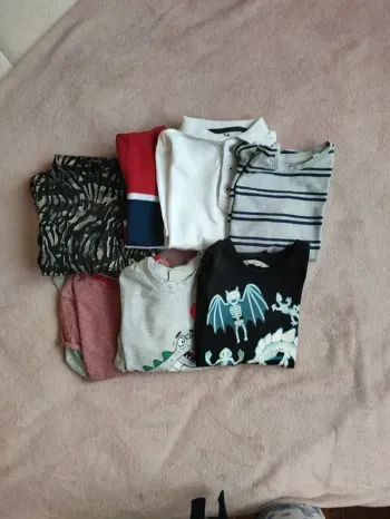 Ocaïdi , h&m , C& A 7 T-shirts à manches longues 6 ans 110-116cm