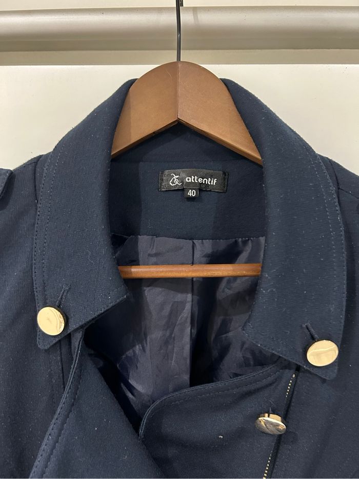 Veste femme bleu marine - photo numéro 2